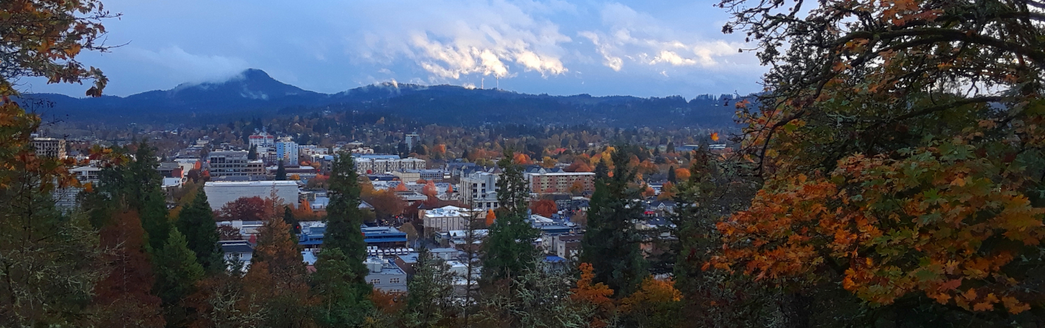 View of Eugene from Skinner's Butte